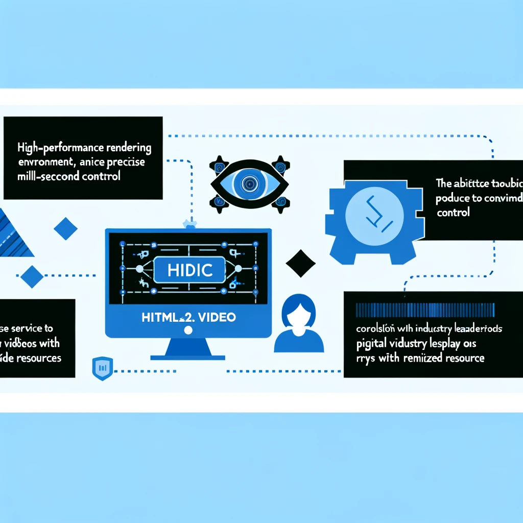 Illustration to the html2video conversion process